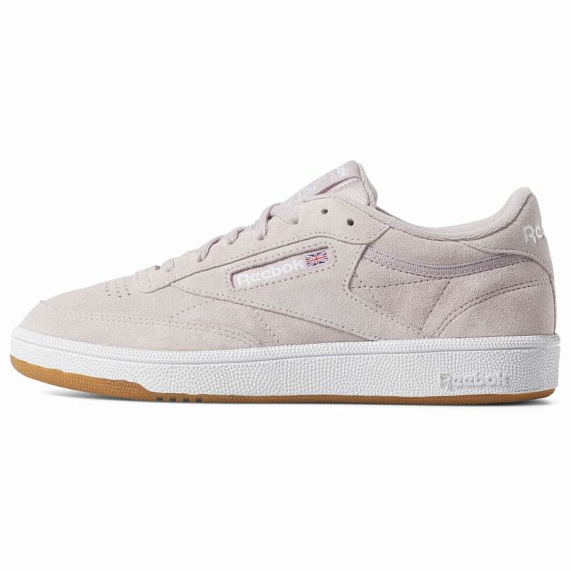 Tenisi Reebok Club C 85 Dama Gri/Albi Romania RE1889WS